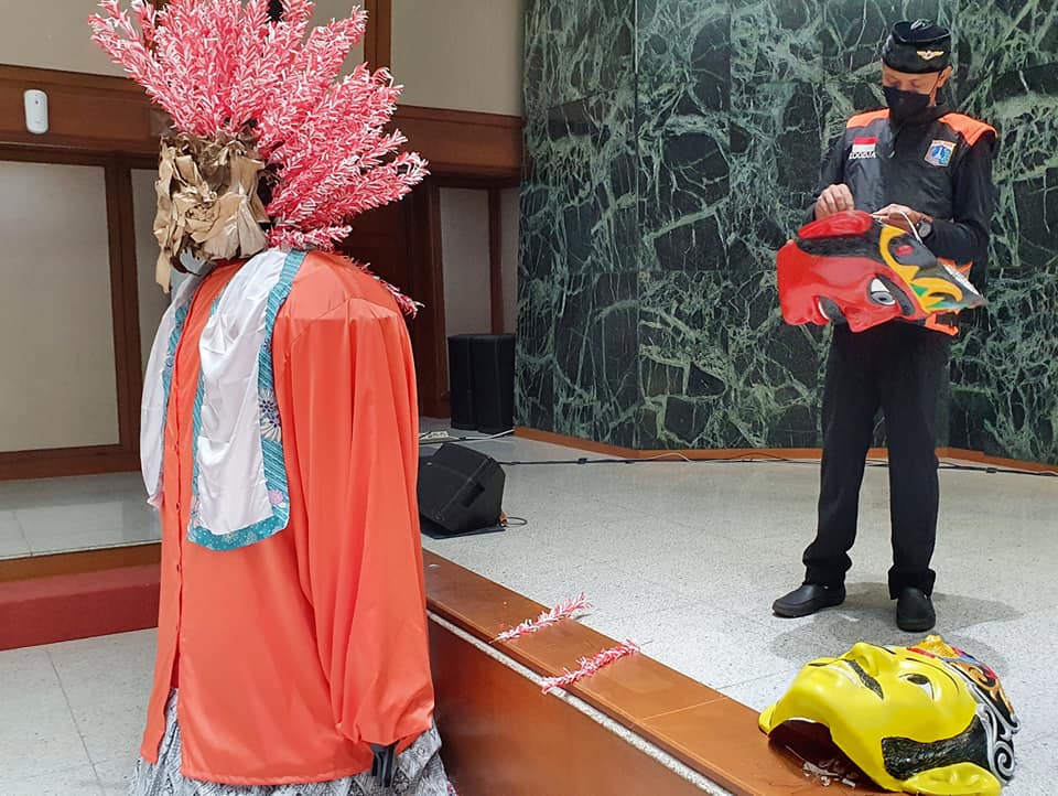 KOODJA Ganti Topeng Ondel-ondel di Balai Agung DKI Jakarta